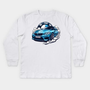 BMW Z4 Drifting Kids Long Sleeve T-Shirt